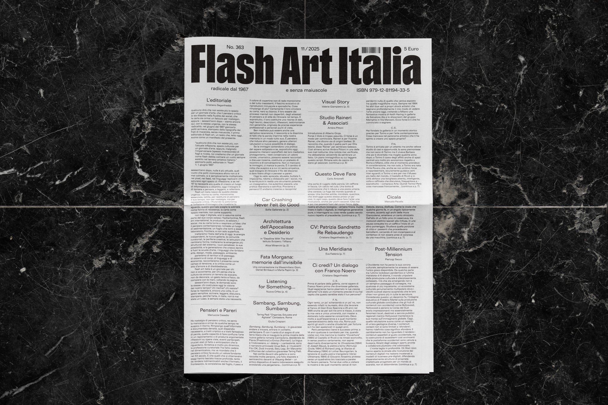 Flash Art Italia no. 363